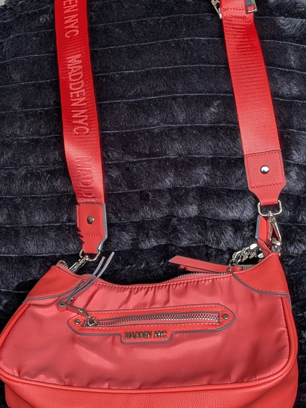 Madden NYC Red Crossbody Bag